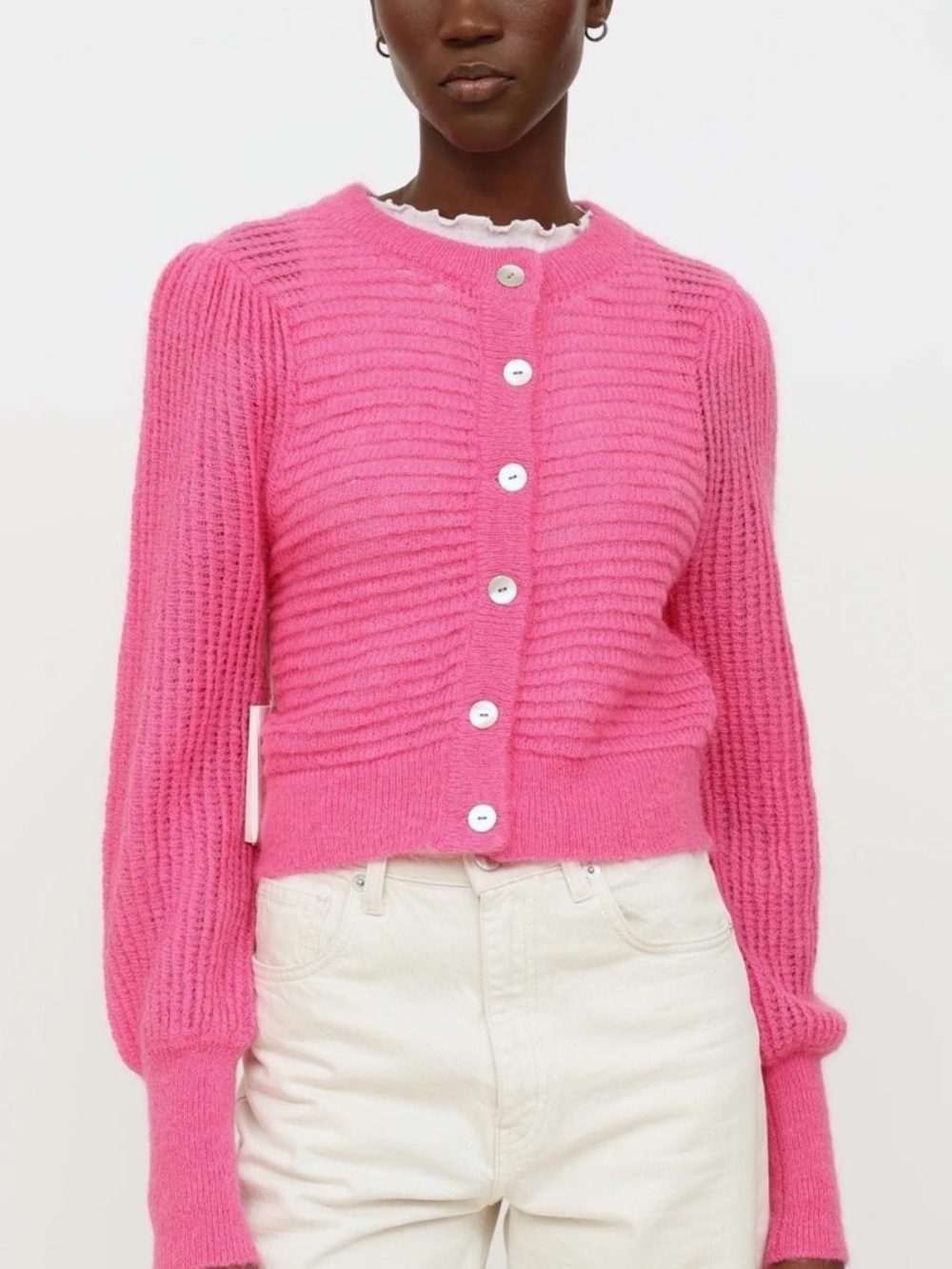 $138 WILFRED ARTIZIA Alessia Alpaca/Mohair Cardigan Sweater NWOT/sz S - Picture 1 of 16